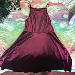 Red Velvet Dress 