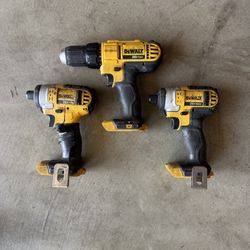 Dewalt 20V Impacts and Drill