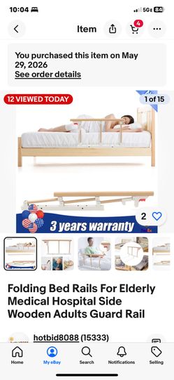 Bed Rail For 8-10 Inch Mattress