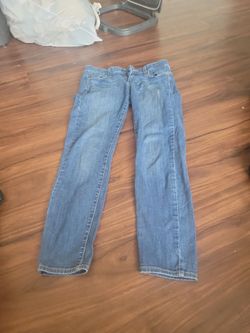 Girl blue jeans