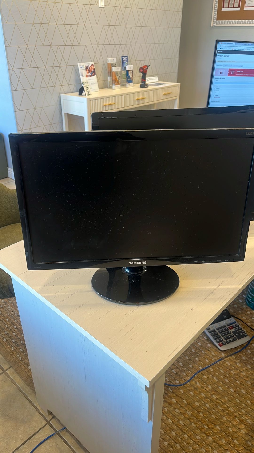 Two Computer Monitors 17 Inch