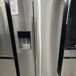 KITCHENAID 36 in. 20.8 cu. ft. Counter Depth Side by Side Refrigerator