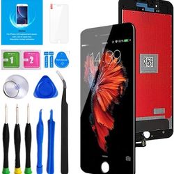 For iPhone 8 Plus Black Screen Replacement Kit 5.5 "LCD Screen iPhone 8 Plus 5.5 Inch 3D Touch Screen Digitizer Frame Set with Free Repair Tool