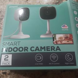 Smart indoor cameras(2pack)