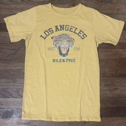 Faded Yellow Los Angeles T-shirt 