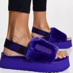 UGG disco Slides Deep Purple 9