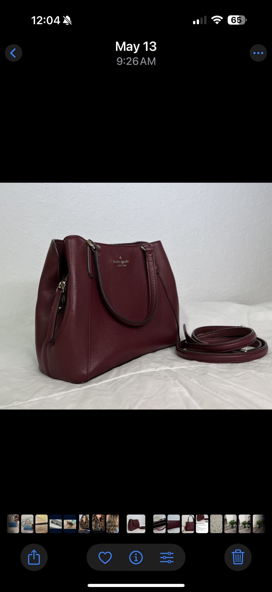 Hand Bag From Kate Spade Leather Bag! Almost New ( Make Ofer Price)