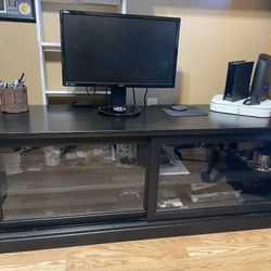 TV stand console , Dark Brown. 