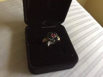 Sterling silver ring . Size 8