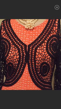 ZASHI CROCHET CARDIGAN SIZE M