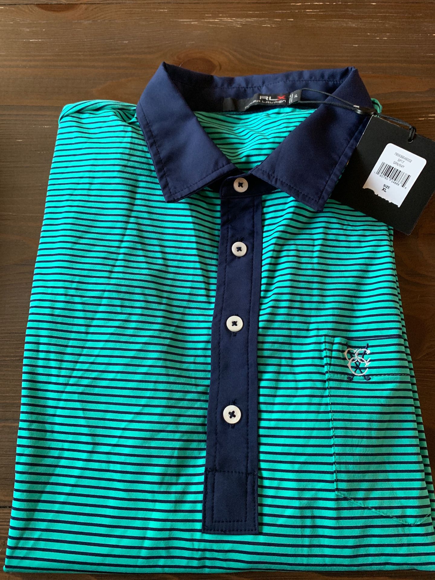 Ralph Lauren Golf Polo new with tags congressional country club
