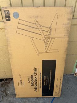 Gray Adirondack Outdoor Chair