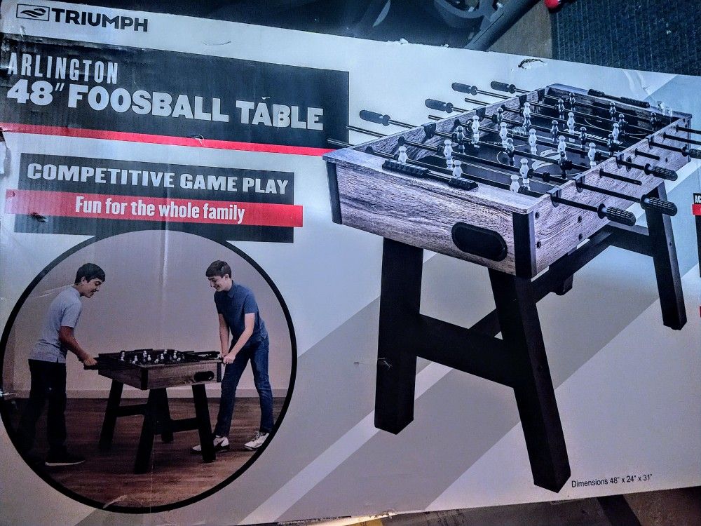 NEW   FOOSBALL   TABLE   $20