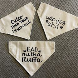 X-Small Personalized Dog Bandanna 
