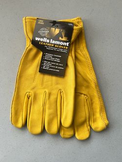 Wells Lamont leather work gloves