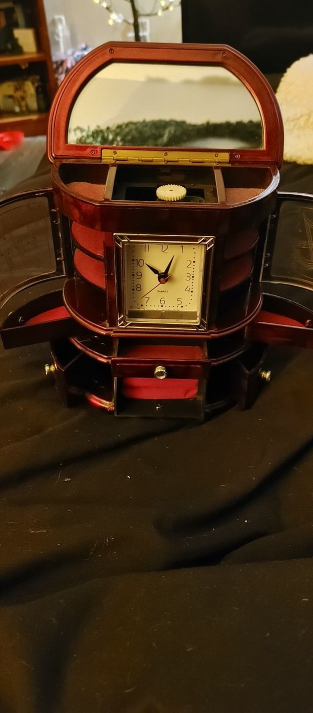 Clock Jewerly Box