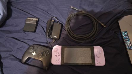 Nintendo Switch with Controllers and Accessories