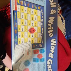 Roll And Write Word Game