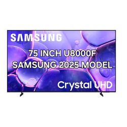 New 75 Inch Samsung U8000F smart TV 4K UHD Model. Brand new 2025 Model. 