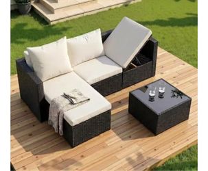❤️‍🔥 4 Pieces Patio Furniture Set