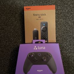 Gaming & Entertainment Luna/Firstick 4k 8GB Wi-fi 6 Fortnite Compatible/Luna Gaming Controller (NEW)