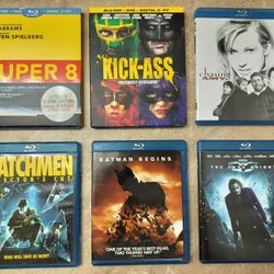 Blu-ray Movies, Avatar, Dark Night, Avengers, Watchmen Etc 