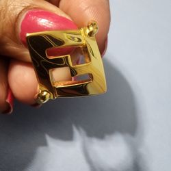 Fendi Ring Gold Plated