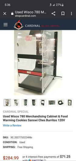 Wisco 780 Cabinet Food Warmer Thumbnail