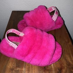 UGG Kids Fluff Yeah Slide Sz 13