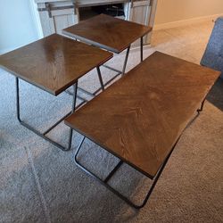 Coffee table with 2 side tables