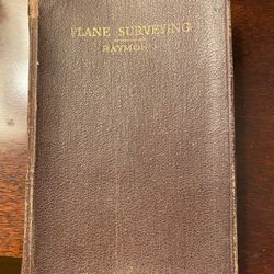 Plane surveying Book By William raymond