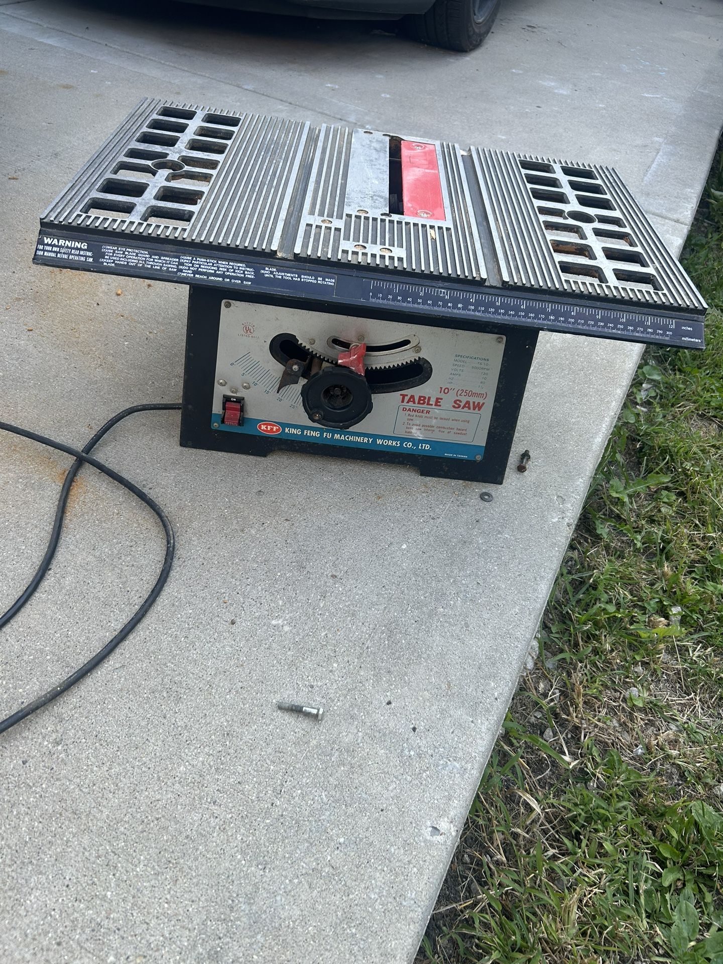 10” Table Saw