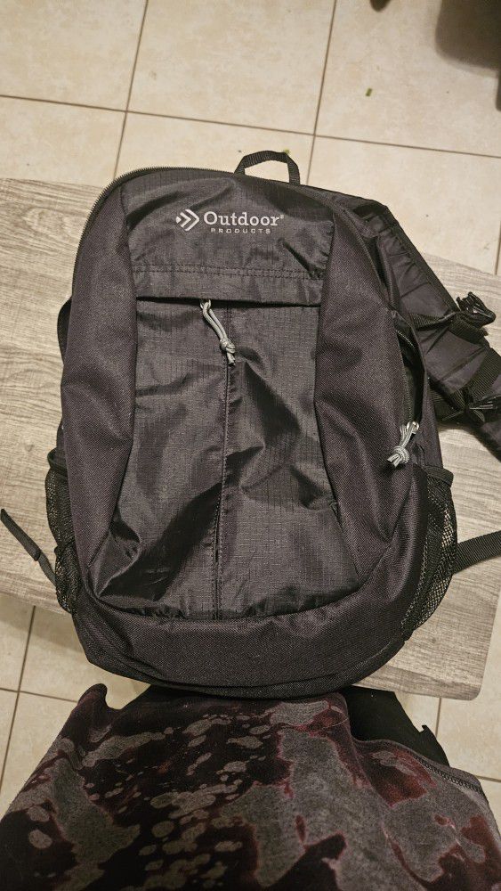 Large Black Backpack, Outdoor Products
