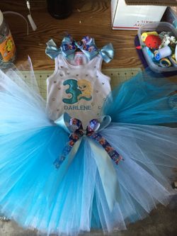 Elsa tutu outfit