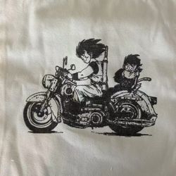 Hand drawn Dragon Ball Goku Canvas Tote bag