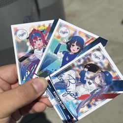 Dodgers Hololive 2025 cards Sealed .