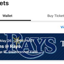 RAYS TICKETS
