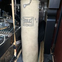 Everlast Heavy Bag, Punching Bag Canvas Good Condition