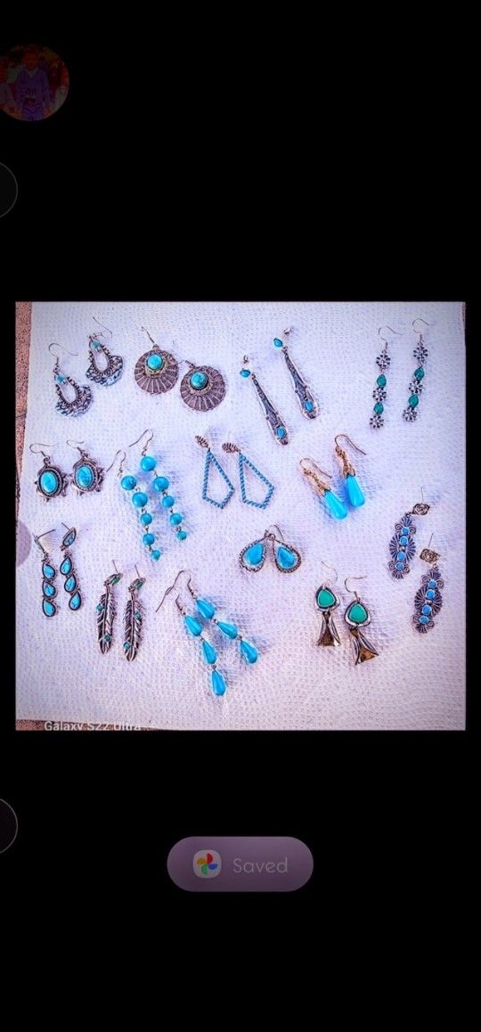 Turquoise Fashion Earrings