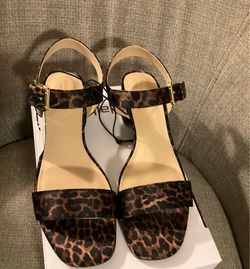 Cheetah Print Sandals $45 New