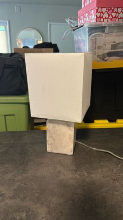 Marble base lamp