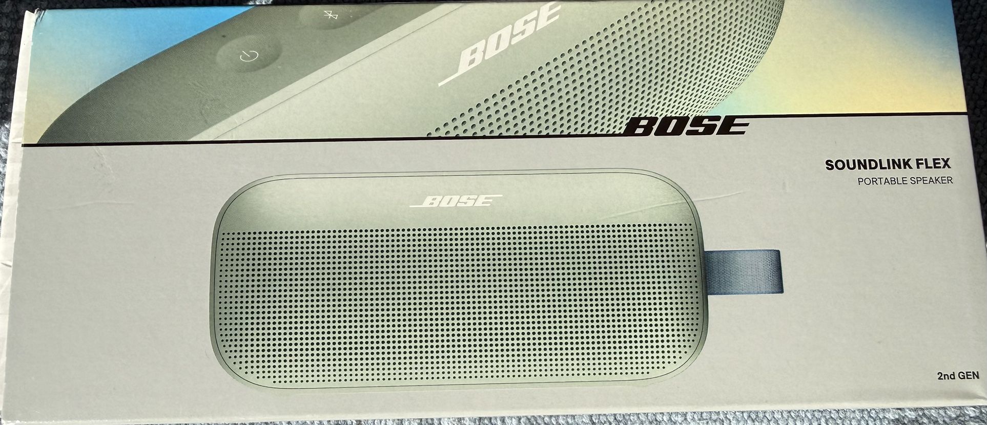 New Bose SoundLink Flex Portable Bluetooth Speaker (2nd Gen), Portable Outdoor Speaker with Hi-Fi Audio, Up to 12 Hours Battery Life, Water/dust Proof