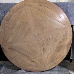Large Round Dining Table 