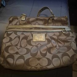 Gold Coach Bag