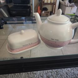 New Rae Dunn Tea Set