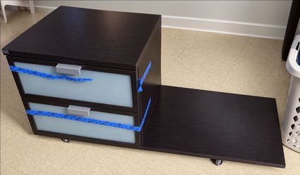 2x Ikea Hopen Nightstands