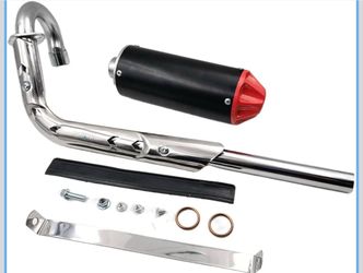 RED 28mm Exhaust Muffler Fit SSR SDG CRF XR TTR 50cc 70cc 90cc Pit Dirt Bike New 25