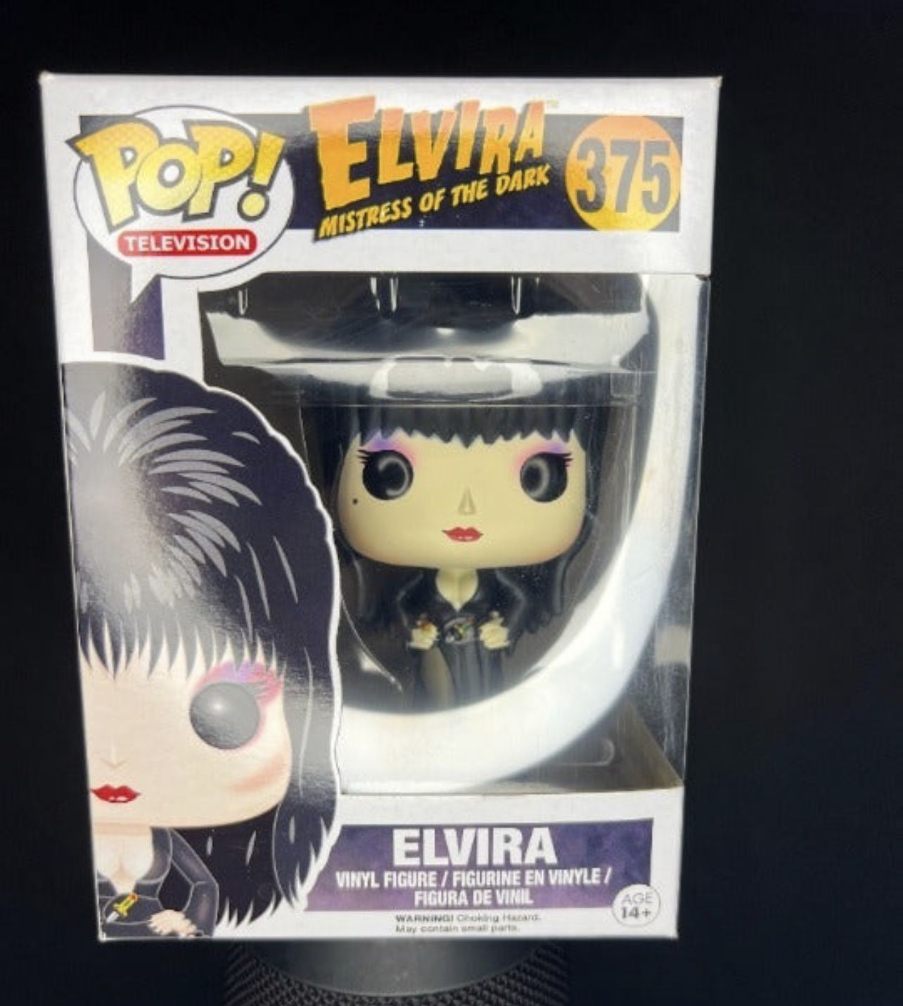 Funko POP Television #375 Elvira Mistress Of The Dark Horror Vinyl Figure