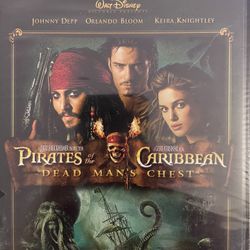 Disney’s PIRATES Of The CARIBBEAN: Dead Man’s Chest (Blu-Ray + DVD-2006) NEW!