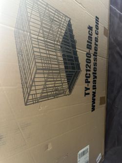 New Metal Large Dog Crate  Black 